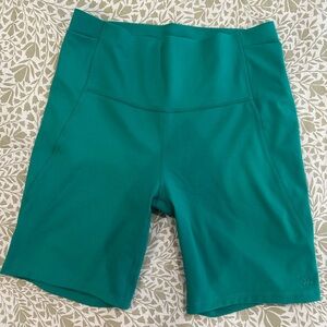 All in motion green bike shorts